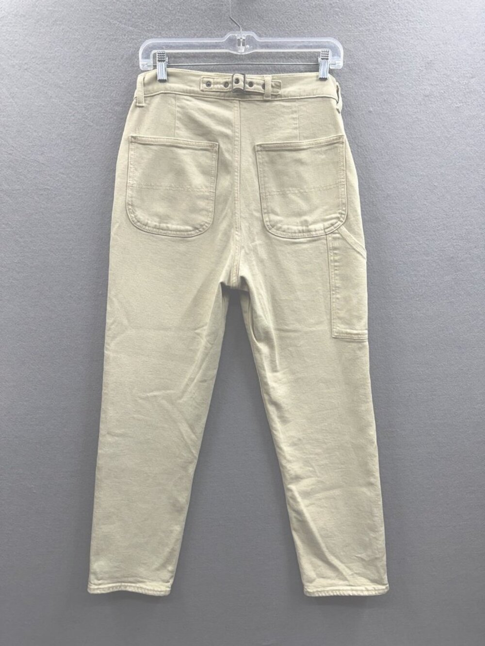 Old Navy Jeans Women Sz 6 Sky High Straight Utility Tummy Slimming Stretch Pants
